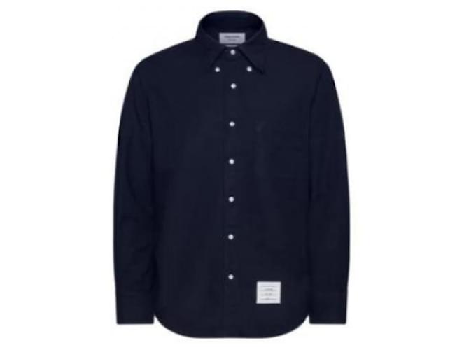 Thom Browne Oxford Hemd mit Armbinde Blau - Ansicht 5