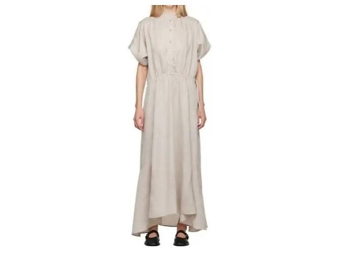 Isabel Marant Abito ecru Bianco - vista 4