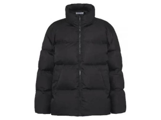 Prada Oversized Nylon Daunenjacke Schwarz - Ansicht 4