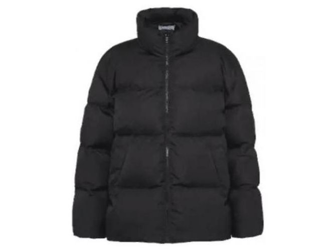 Prada Oversized Nylon Daunenjacke Schwarz - Ansicht 5