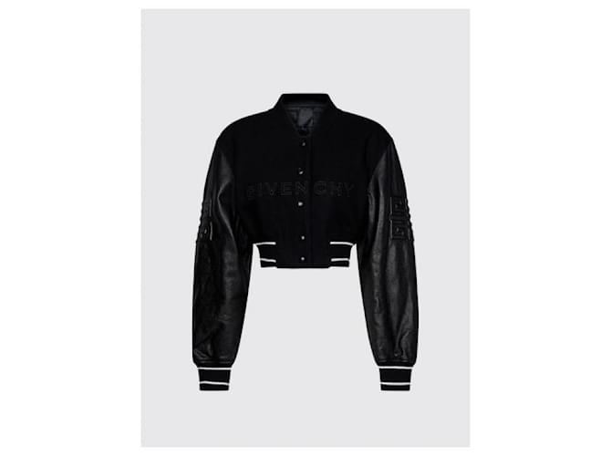 Givenchy Chaqueta Varsity Cortada Negro - vista 5