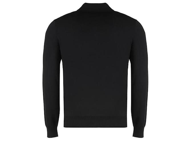 Fendi Woll-Polohemd Schwarz - Ansicht 5