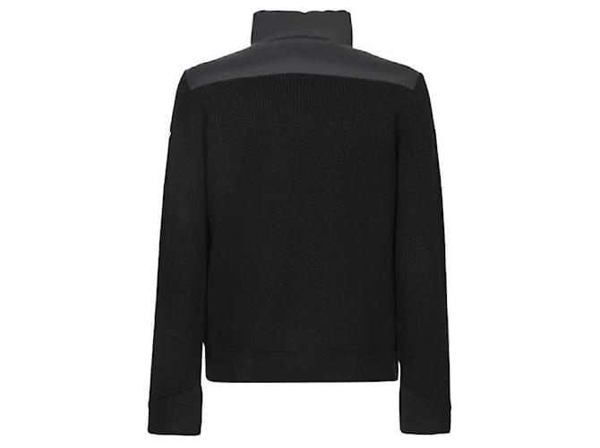 Moncler Steppjacke mit Reißverschluss Schwarz - Ansicht 5