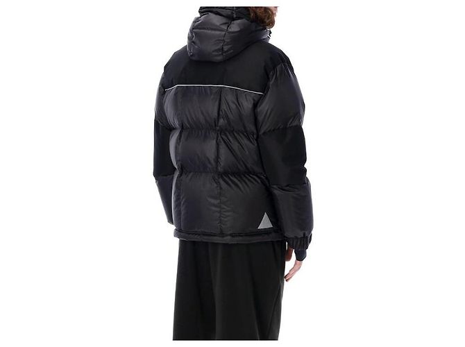 Moncler Albiez Short Down Jacket Black - view 5