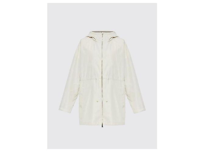 Moncler Saverne Kapuzenparka Weiß - Ansicht 4