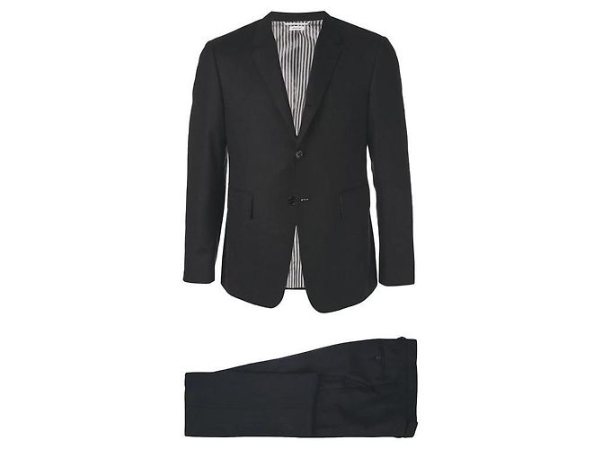 Thom Browne Klassisch geschnittenes Super-Woll-Twill-Anzug Braun - Ansicht 4