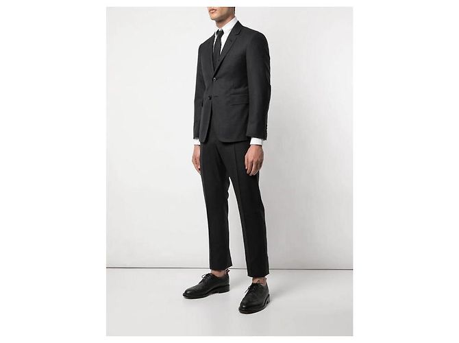 Thom Browne Klassisch geschnittenes Super-Woll-Twill-Anzug Braun - Ansicht 7