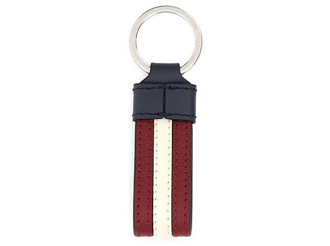 Bally Portachiavi Stripe Blu - vista 5