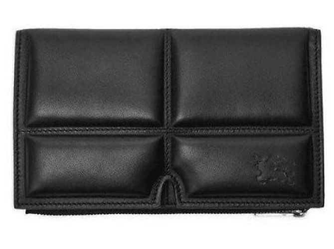 Burberry Gran billetera media snip Negro - vista 4