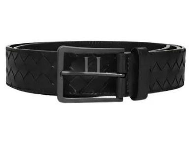 Bottega Veneta Cintura Intrecciato Nero - vista 4