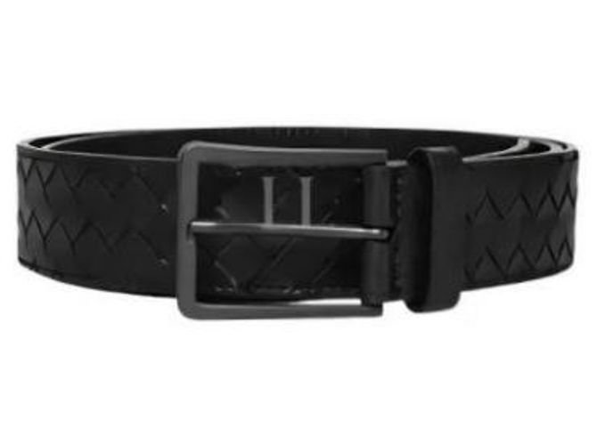 Bottega Veneta Cintura Intrecciato Nero - vista 5