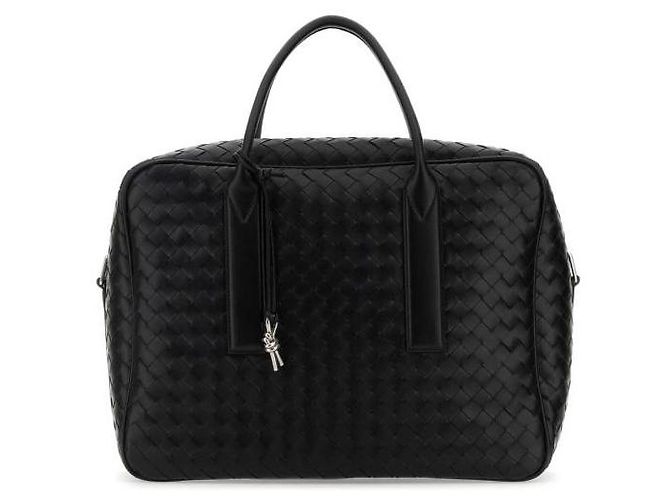 Bottega Veneta Borsa da viaggio media Getaway Nero - vista 4