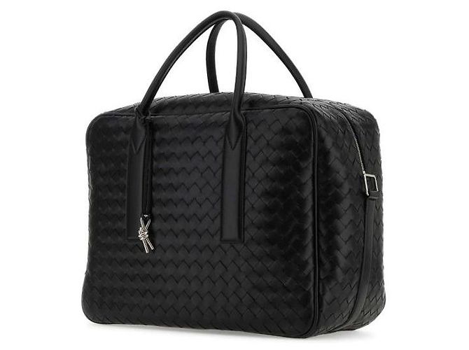 Bottega Veneta Borsa da viaggio media Getaway Nero - vista 5