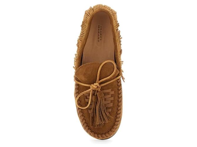 Isabel Marant Mocassino Marrone - vista 7