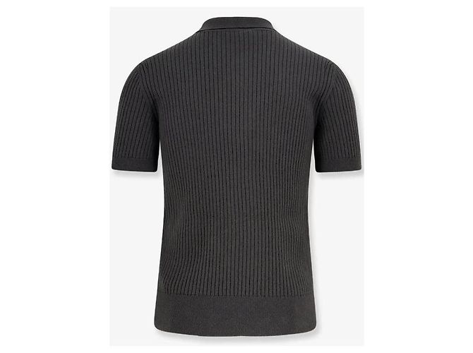Gucci Polo aus Rippstrick aus Kaschmir und Wolle Grün - Ansicht 5