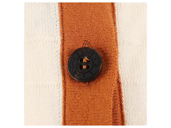 Hermès Cárdigan Castaño - vista 4