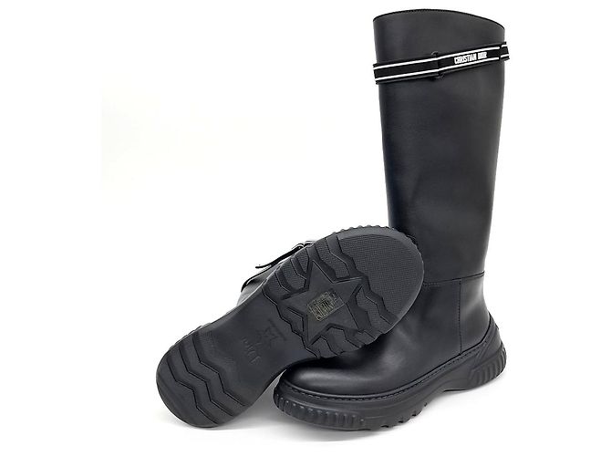 Botas Di Racer Christian Dior Negro - vista 5