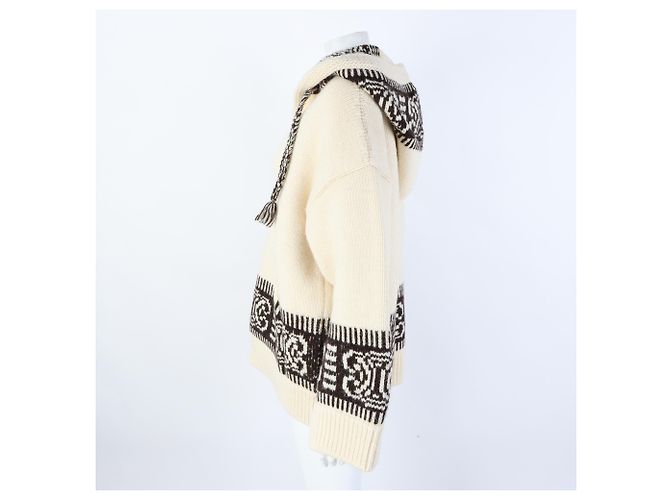 Céline Maglione a maniche lunghe con cappuccio Marrone - vista 2