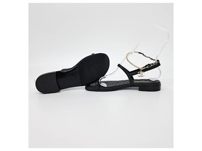 Sandali Chanel Nero - vista 4