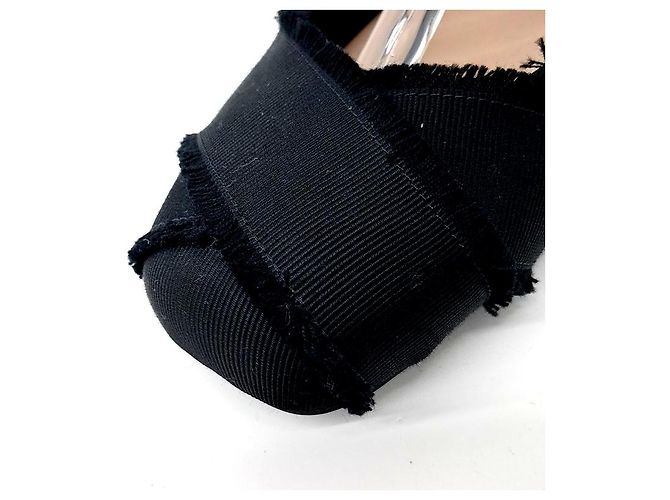Christian Dior Strap Flat Shoes Nero - vista 5