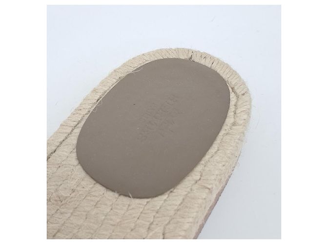 Pantofole Espadrille Antigua in Camoscio Hermès Marrone - vista 6