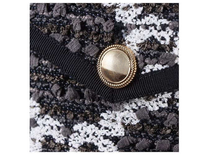 Falda de tweed Gucci Castaño - vista 4