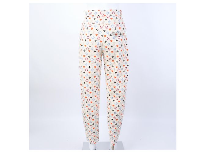 Pantalones Louis Vuitton Blanco - vista 3