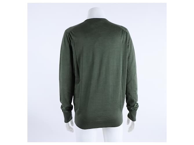Loro Piana Langarm-Strickpullover Grün - Ansicht 3