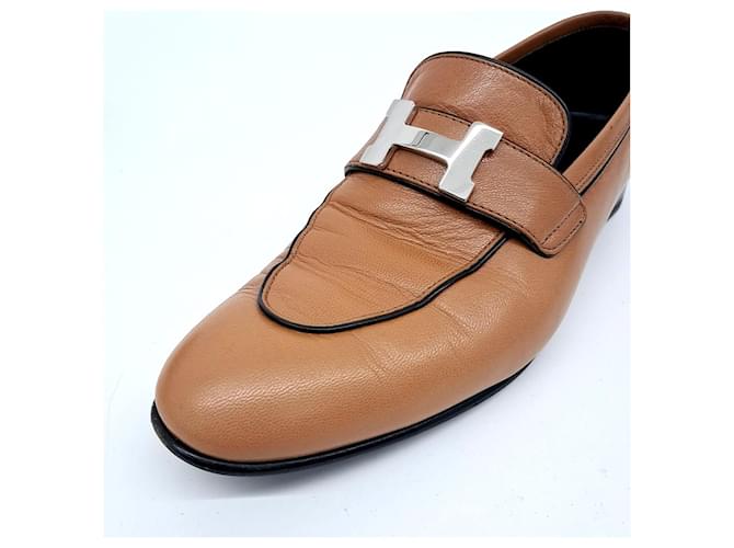 Hermès Mocassini Hermes Paris Marrone - vista 5