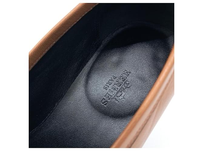 Hermès Mocassini Hermes Paris Marrone - vista 6