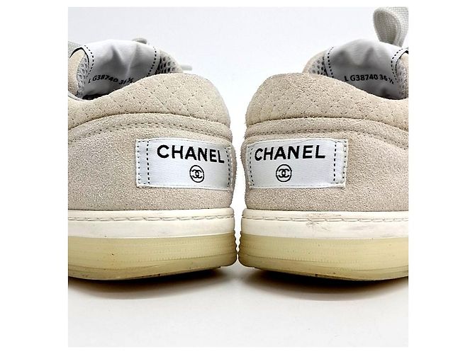 Zapatillas de Ante Chanel Castaño - vista 3