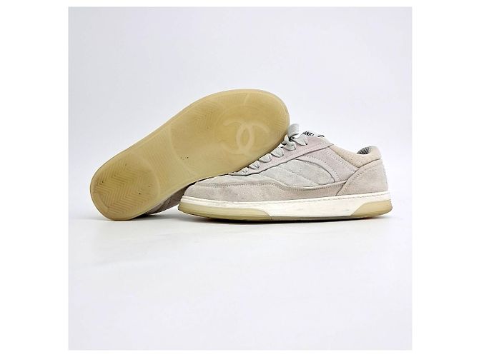 Zapatillas de Ante Chanel Castaño - vista 4