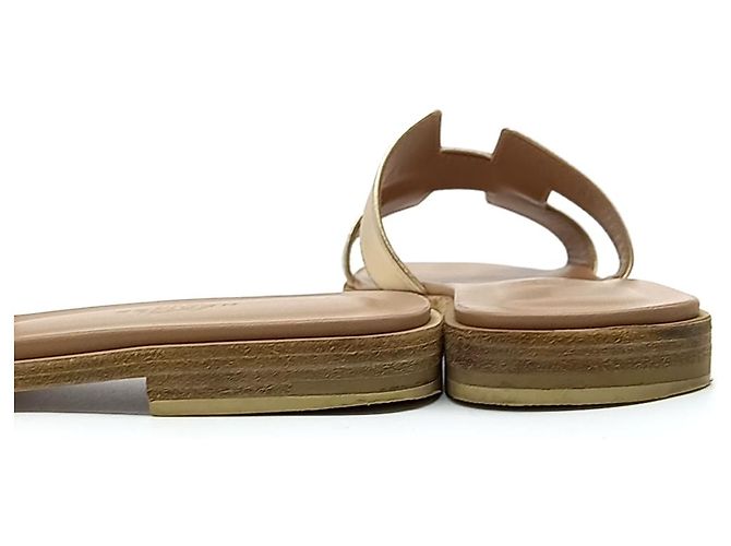 Pantofole Hermès Oran Marrone - vista 3