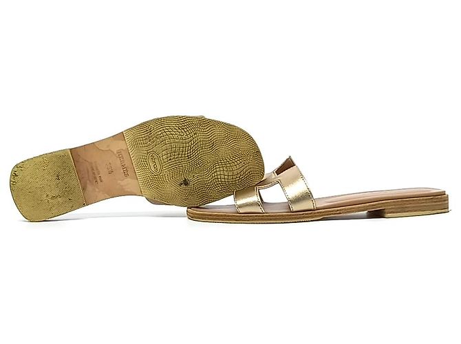 Pantofole Hermès Oran Marrone - vista 4