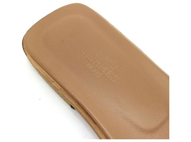 Pantofole Hermès Oran Marrone - vista 6