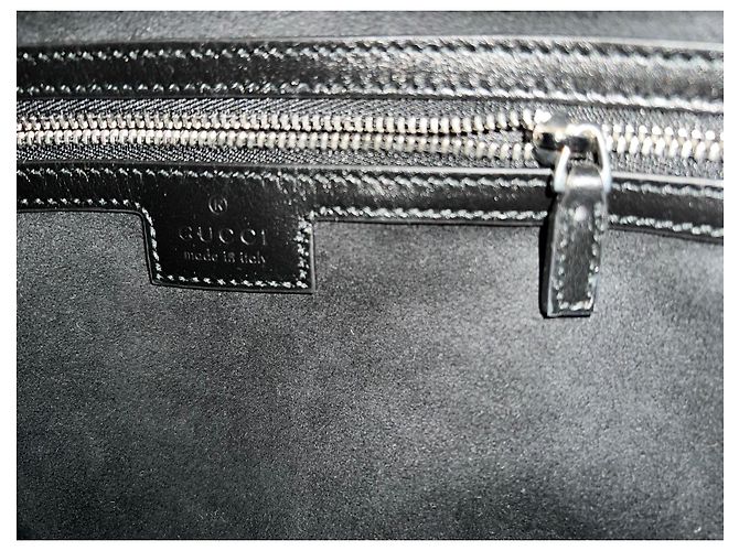 Borsa a mano Gucci Deco in pelle trapuntata nera Nero - vista 6