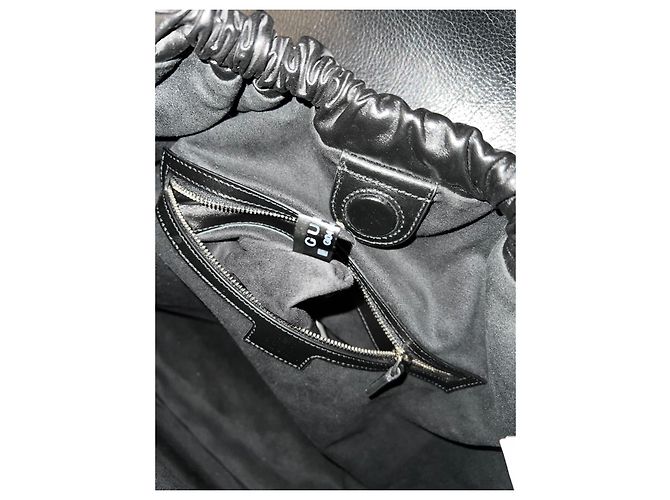 Borsa a mano Gucci Deco in pelle trapuntata nera Nero - vista 9