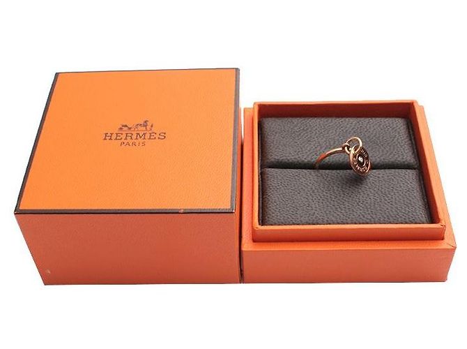 Hermès Ring aus Gelbgold Größe Orange - Ansicht 5
