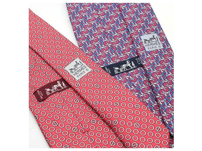 Hermès Conjunto de gravatas Multicor - vista 4
