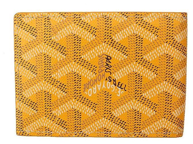 Goyard Insert Victoria Card Holder Yellow - view 2