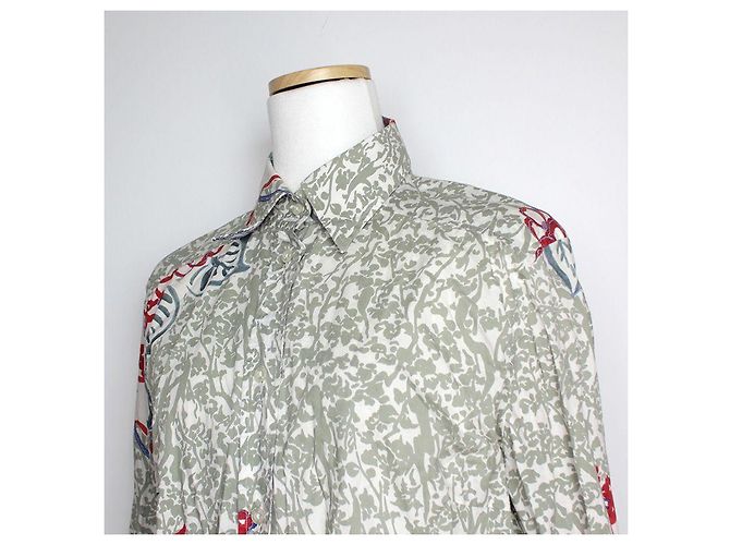 Etro Multicolor Floral Shirt Blu - vista 4