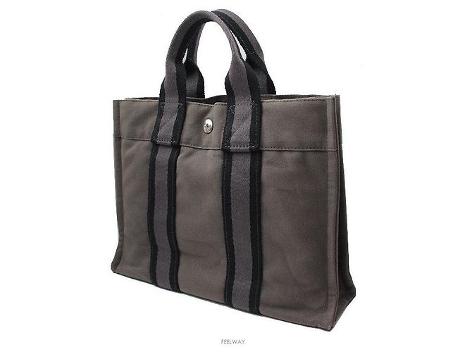 Hermès Hurfuto PM Preto Cinza Marrom - vista 2