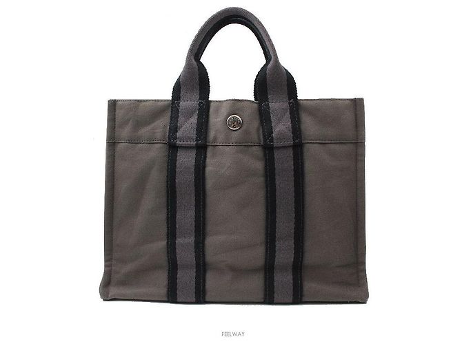 Hermès Hurfuto PM Preto Cinza Marrom - vista 3