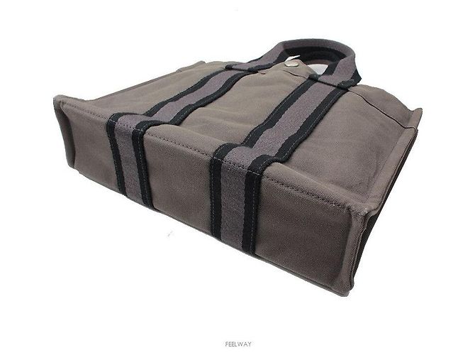 Hermès Hurfuto PM Preto Cinza Marrom - vista 4