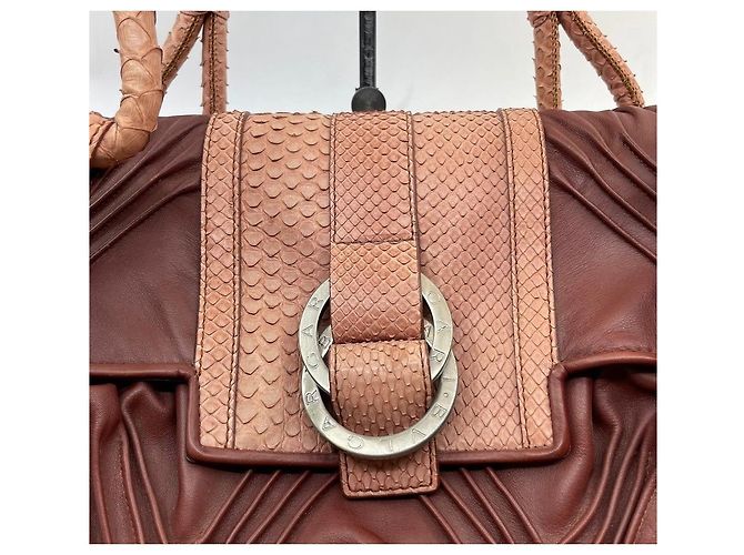 Bulgari Schultertasche Rot - Ansicht 2