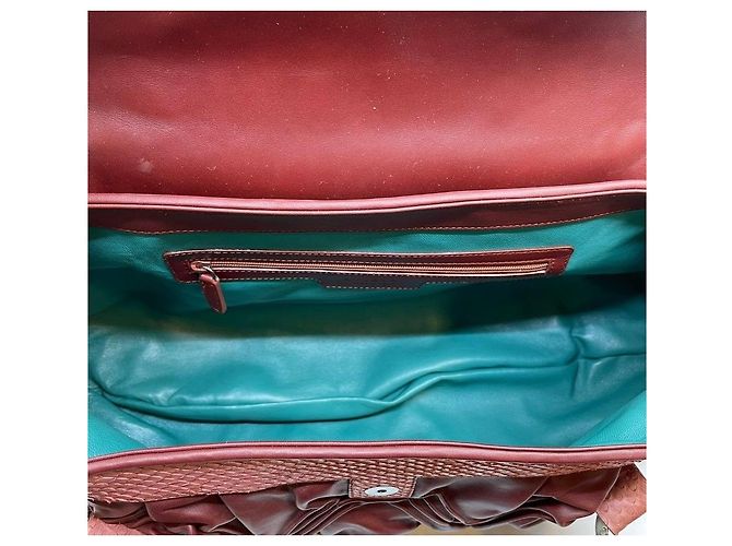 Bulgari Schultertasche Rot - Ansicht 4