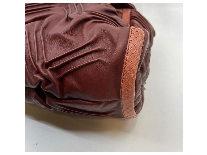 Bulgari Schultertasche Rot - Ansicht 6