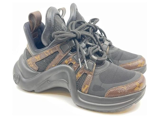 Louis Vuitton Sneakers Archlight Monogram Marrone - vista 3