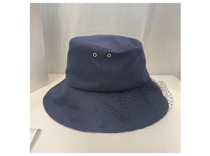 Christian Dior Teddy Veil Bucket Hat mit breiter Krempe Mehrfarben - Ansicht 4
