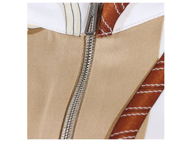 Chaqueta de seda con cremallera Hermès Multicolor - vista 4